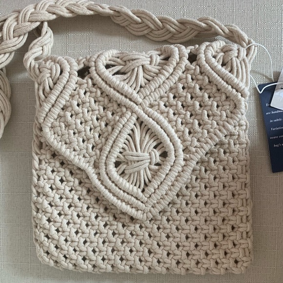Tommy Bahama Handbags - Tommy Bahama Macrame Crossbody bag NWT